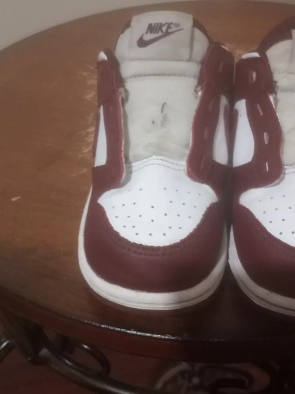 Nike Dunk Low White Redwood TD Toddler FB9107-115 8C Retro Authentic Sneakers